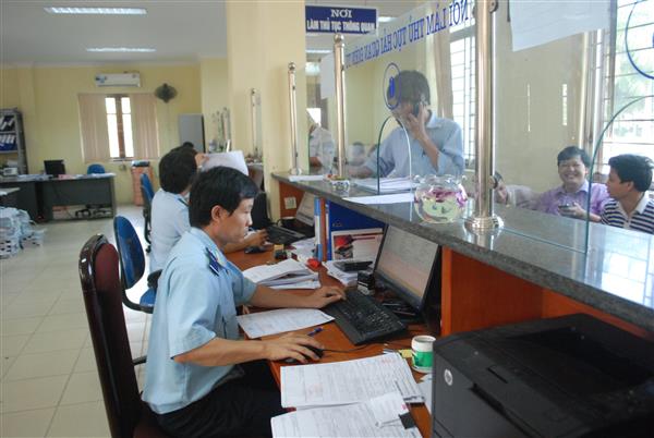 nop le phi hai quan 20000 dong to khai nk tai cho