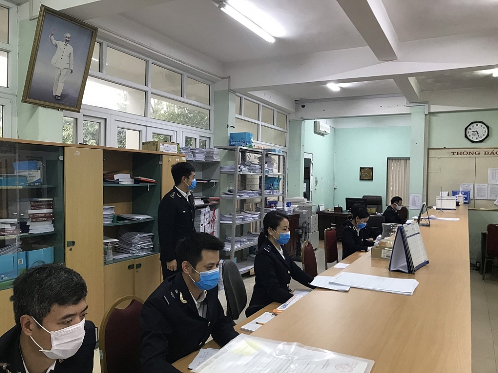 Hải quan Hải Dương kích hoạt phương án phòng chống dịch Covid-19