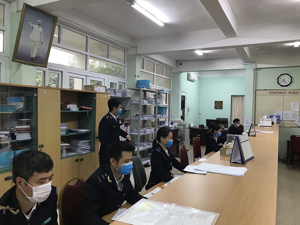 Hải quan Hải Dương kích hoạt phương án phòng chống dịch Covid-19