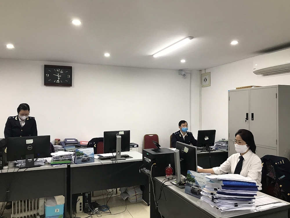Hải quan Hải Dương kích hoạt phương án phòng chống dịch Covid-19