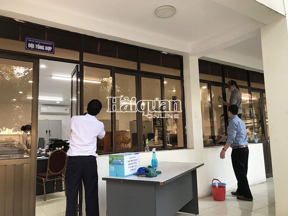 Không khí Tết tại trụ sở Chi cục Hải quan Hải Dương