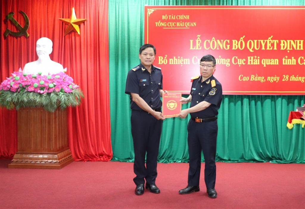 Bổ nhiệm tân Cục trưởng Cục Hải quan Cao Bằng