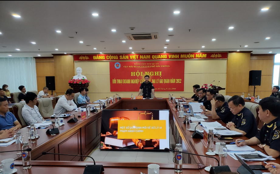 Hải quan Hải Phòng đối thoại với doanh nghiệp logistics và đại lý hải quan