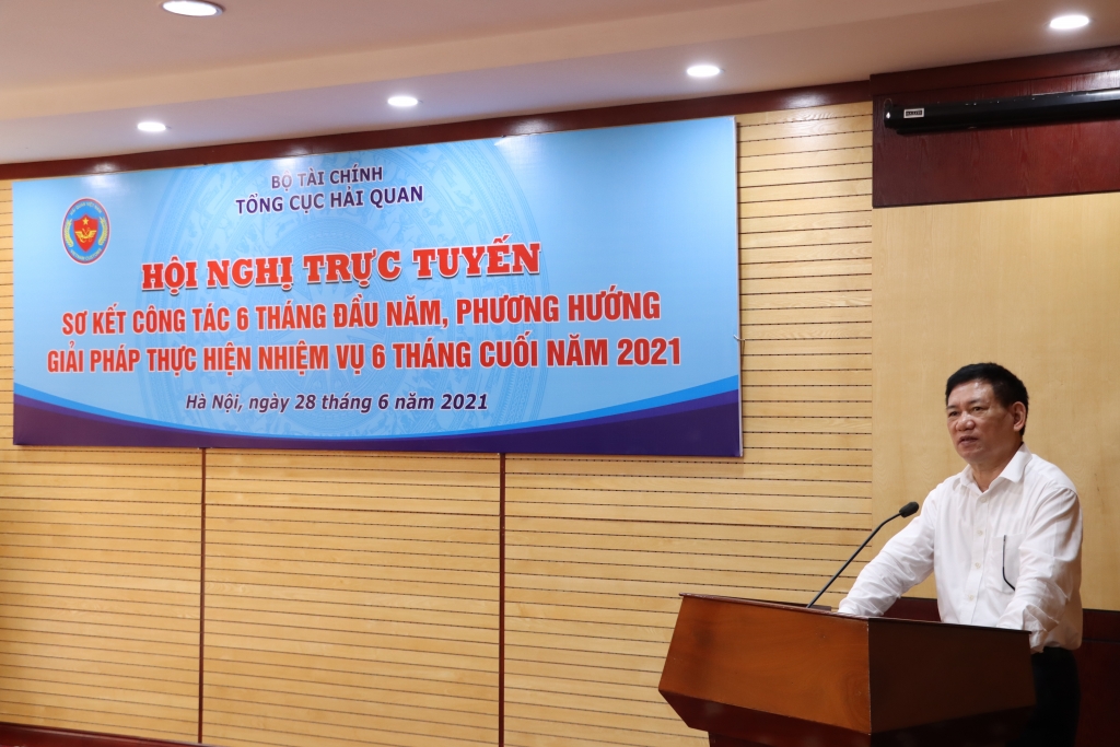 Bộ trưởng Hồ Đức Phớc chỉ đạo Hội nghị triển khai công tác 6 tháng cuối năm của Tổng cục Hải quan