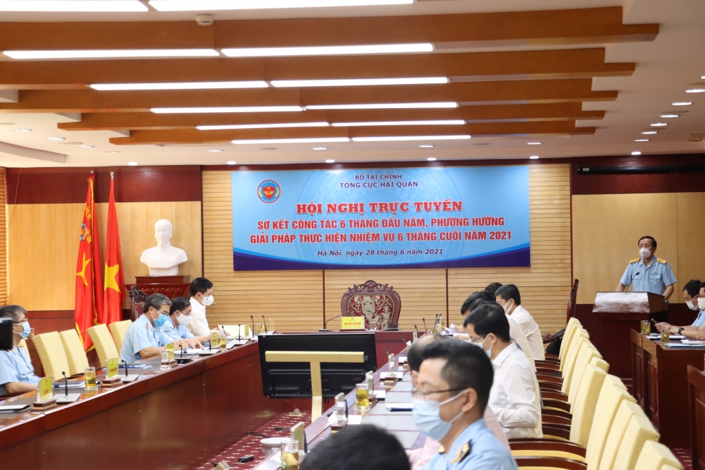 Bộ trưởng Hồ Đức Phớc chỉ đạo Hội nghị triển khai công tác 6 tháng cuối năm của Tổng cục Hải quan