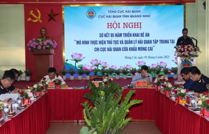 Sơ kết 5 năm triển khai Đề án thực hiện thủ tục, quản lý hải quan tập trung tại Móng Cái