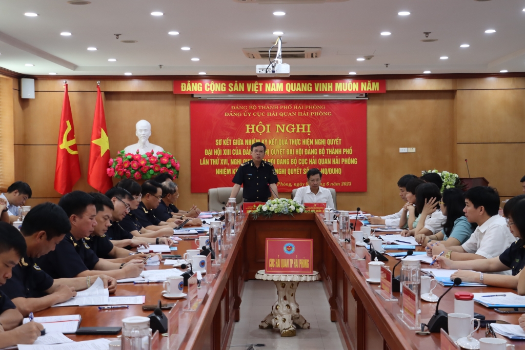 Đảng bộ Hải quan Hải Phòng lãnh đạo đơn vị thực hiện thắng lợi nhiệm vụ được giao