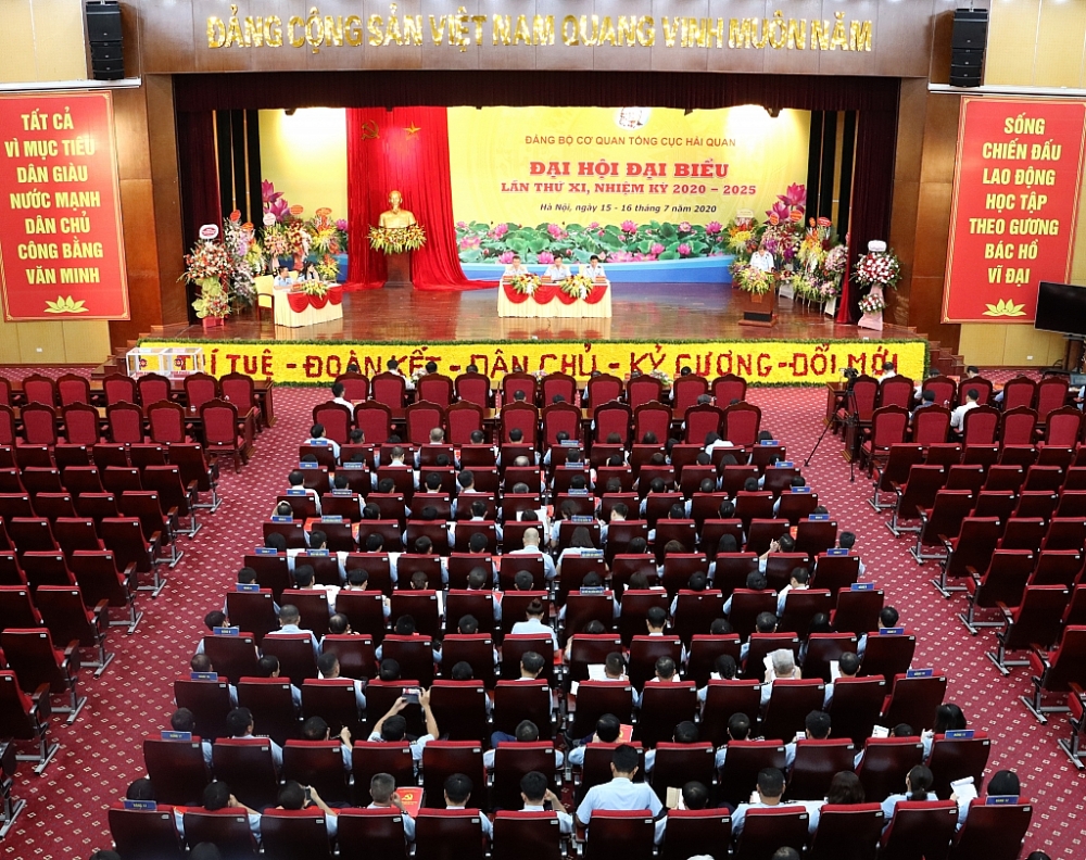 khai mac trong the dai hoi dang bo co quan tong cuc hai quan lan thu xi