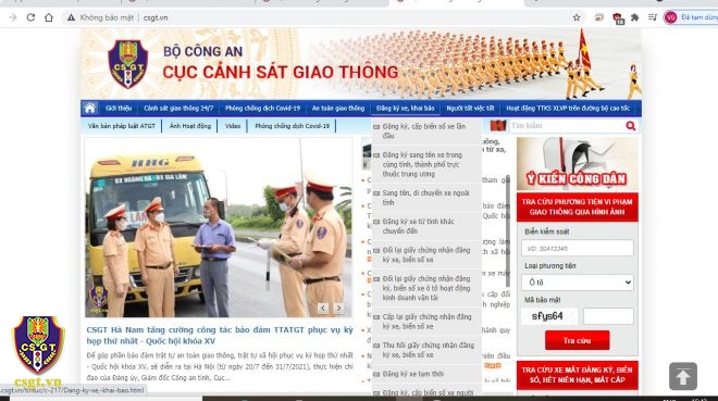 Có thể ngồi nhà làm thủ tục đăng ký xe