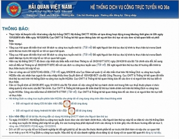 Ngành Hải quan khuyến khích người dân, doanh nghiệp sử dụng dịch vụ công trực tuyến