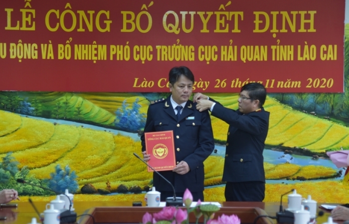 Bổ nhiệm tân Phó Cục trưởng Cục Hải quan Lào Cai