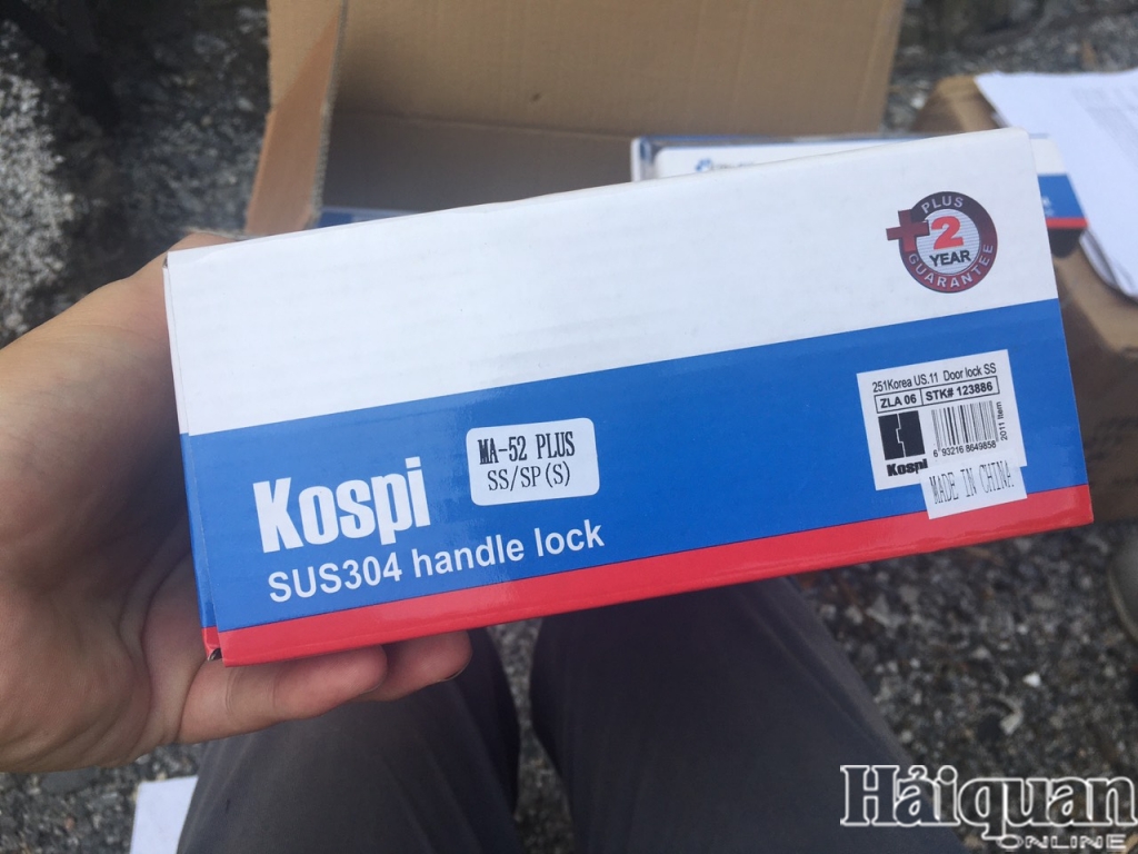 Lô khóa hơn 3 tỷ đồng, giả mạo xuất xứ nhập từ Trung Quốc về Hải Phòng