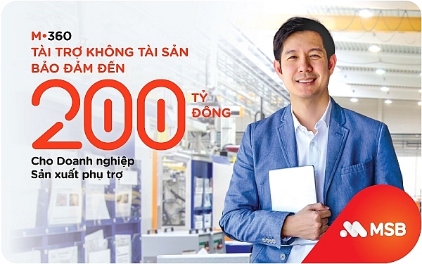 MSB tài trợ cho doanh nghiệp sản xuất phụ trợ.