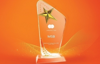 MSB vào top ngân hàng có thẻ thanh toán quốc tế Mastercard tốt nhất 2018