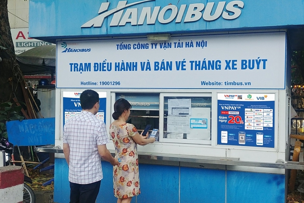 xe khach xe buyt taxi dong loat trien khai thanh toan vnpay qr