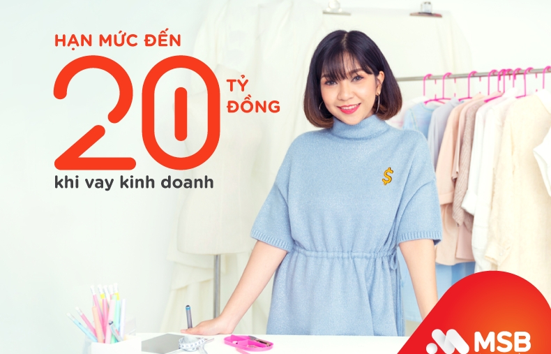 Chủ hộ kinh doanh có thể vay đến 20 tỷ đồng với lãi suất chỉ 4,99%