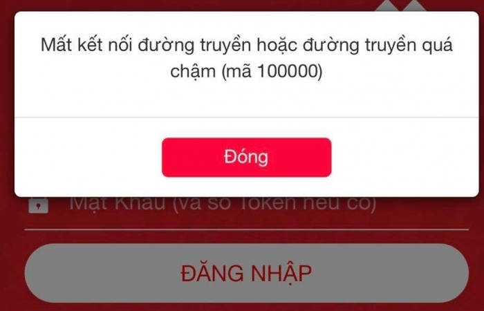 Lỗi hệ thống, khách hàng của Techcombank lại bị "treo" dịch vụ ngân hàng điện tử