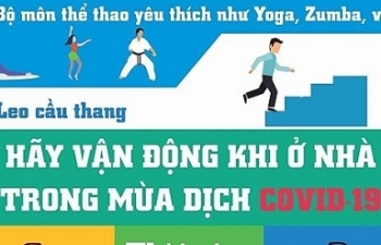 TPHCM khuyến nghị người dân tăng cường thể dục khi ở nhà tránh Covid-19