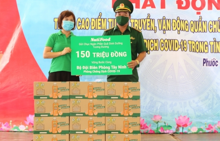 NutiFood đồng hành cùng các lực lượng chống dịch Covid-19