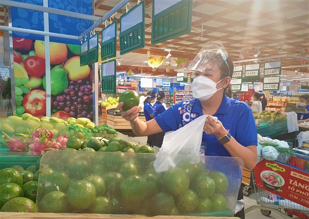 Nhiều mặt hàng nông sản được hệ thống siêu thị 