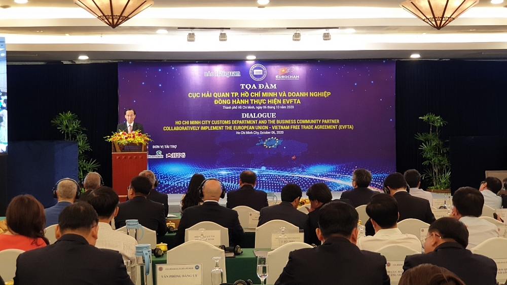 tren 200 doanh nghiep tham du toa dam cuc hai quan tphcm va doanh nghiep dong hanh thuc hien evfta