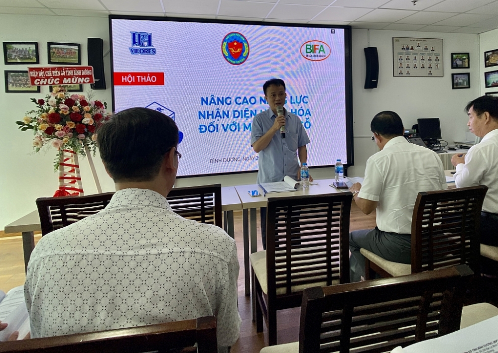 Nâng cao năng lực nhận diện hàng hóa đối với mặt hàng gỗ