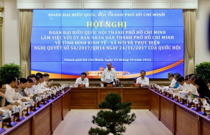 Chủ tịch nước Nguyễn Xuân Phúc: Phải cho TPHCM cơ chế thuận lợi hơn để có thể năng động hơn