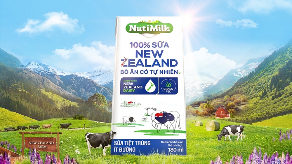 NutiMilk 100% Sữa New Zealand bò ăn cỏ tự nhiên
