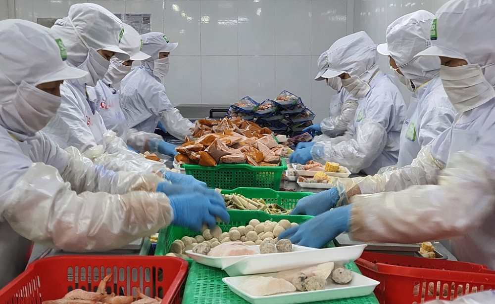 Hoạt động sản xuất tại Công ty CP Sài Gòn Food. Ảnh: Tuyết Nhung