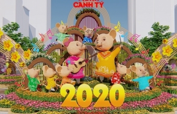 Đường hoa Nguyễn Huệ Xuân Canh Tý 2020 mang thông điệp bảo vệ môi trường