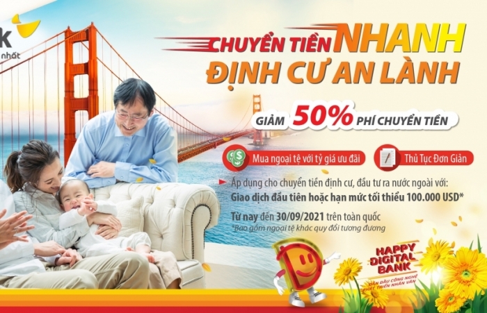 HDBank ưu đãi phí chuyển và tỷ giá mua ngoại tệ cho khách hàng cá nhân