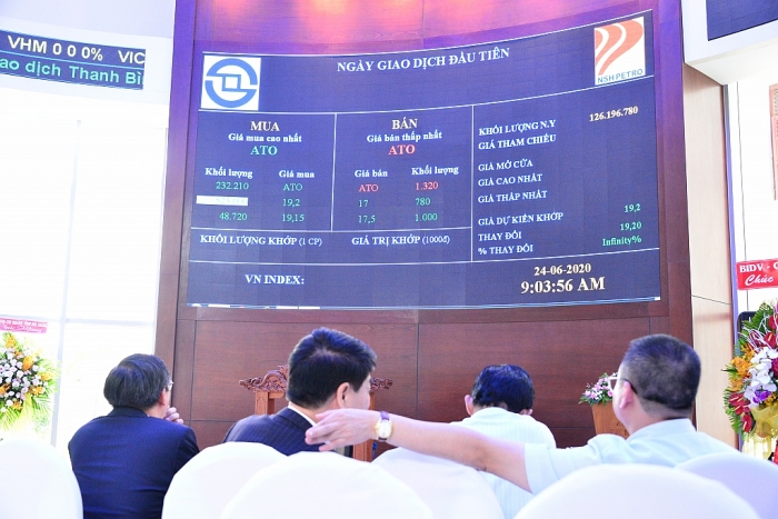 Cổ phiếu PSH tăng kịch trần ngày chào sàn HoSE