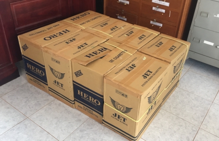 Bình Phước tiếp tục bắt giữ 4 vụ thuốc lá lậu trong một đêm