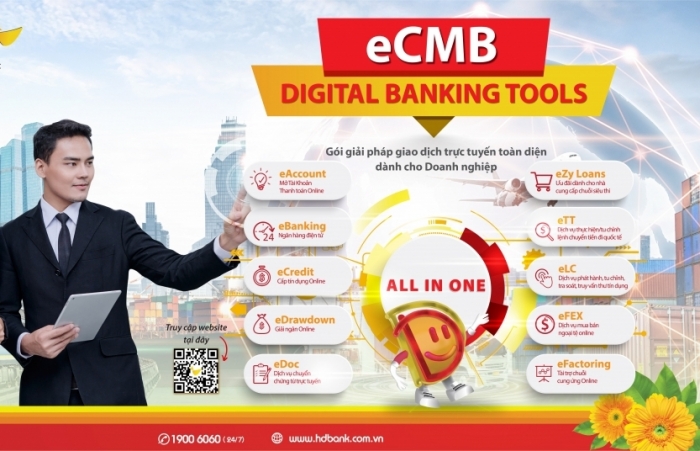 eCMB - Gói giải pháp giao dịch số toàn diện dành cho doanh nghiệp
