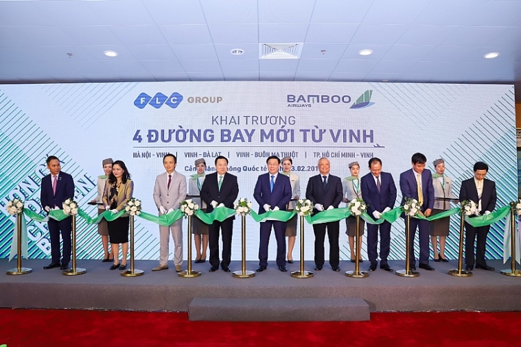 bamboo airways chinh thuc khai truong 4 duong bay tu vinh gia ve uu dai tu 149000 dong