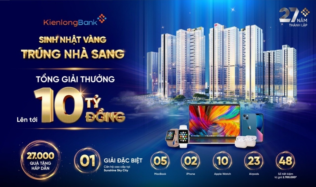Duy nhất trong tháng 10, lãi suất gửi tiết kiệm lên đến 7,9%/năm tại KienlongBank