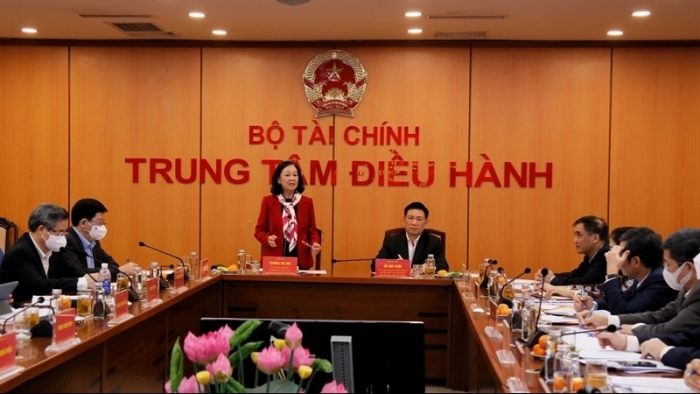 Đoàn công tác của Ban Chỉ đạo Trung ương về quản lý biên chế làm việc với Bộ Tài chính