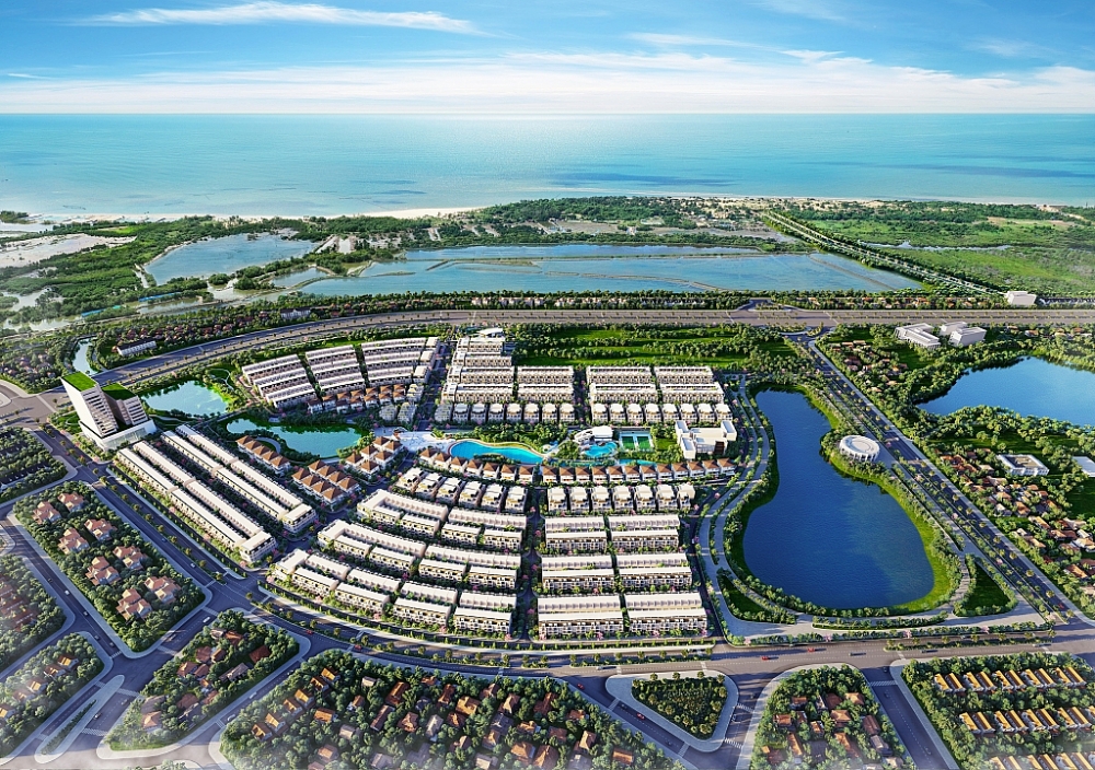 Cất nóc nhà phố vườn thuộc giai đoạn 1 dự án LA VIDA RESIDENCES