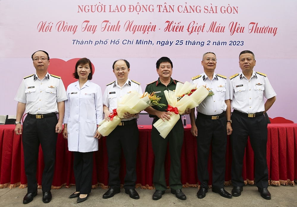 Gần 600 đơn vị máu được hiến tại Tổng công ty Tân Cảng Sài Gòn