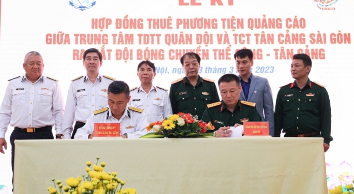 Ra mắt đội bóng chuyền nam Thể Công - Tân Cảng