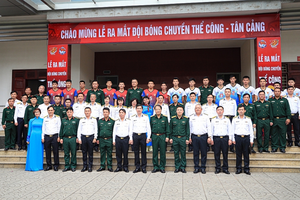 Ra mắt đội bóng chuyền nam Thể Công - Tân  Cảng