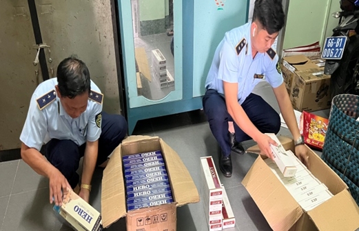 Cục Quản lý thị trường Đồng Tháp bắt gần 2.600 bao thuốc lá lậu