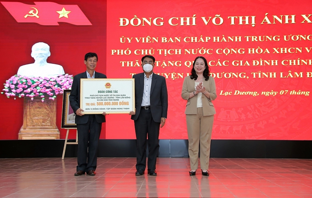 Hưng Thịnh đồng hành trao nhà tình nghĩa tại Lâm Đồng