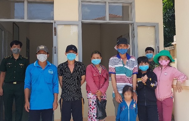Phát hiện 8 người nhập cảnh trái phép qua biên giới Vĩnh Xương