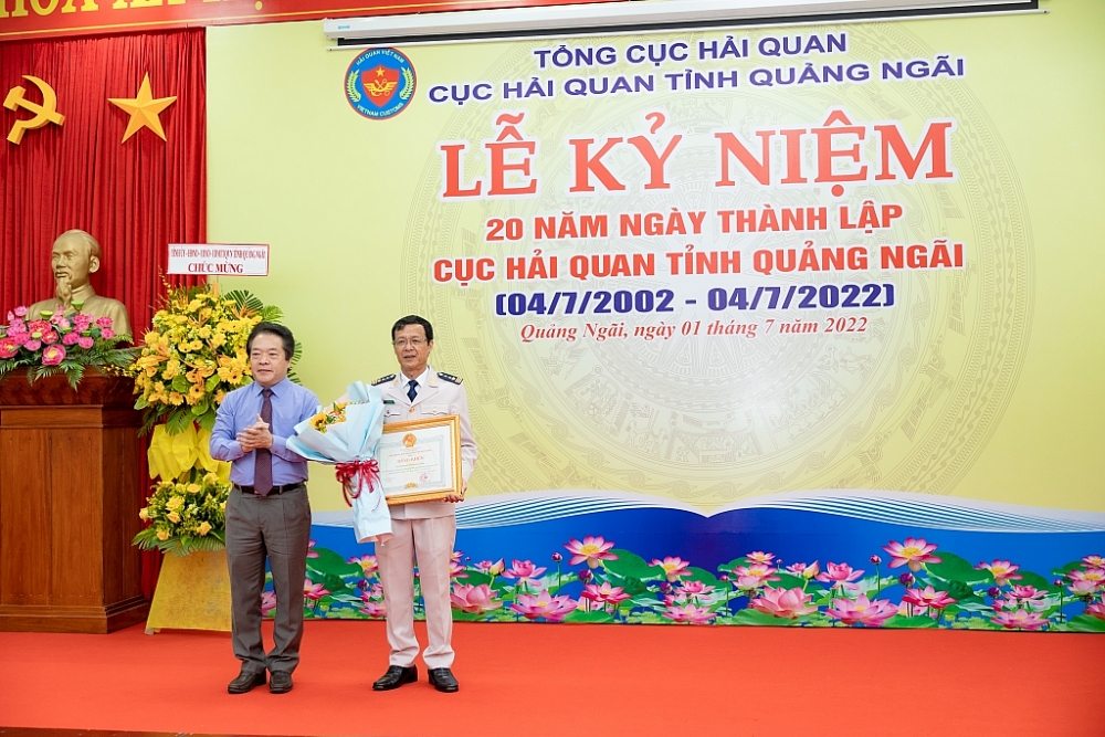 Hải quan Quảng Ngãi kỷ niệm 20 năm thành lập
