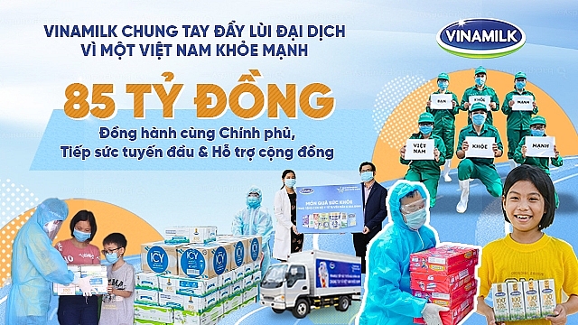 Vinamilk đẩy mạnh hành trình tiếp sức tuyến đầu trong giai đoạn cao điểm chống dịch tại 50 bệnh viện