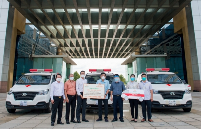 Tập đoàn Hưng Thịnh tiếp tục hỗ trợ gần 11 tỷ đồng cho nhiều tỉnh, thành chống dịch Covid-19