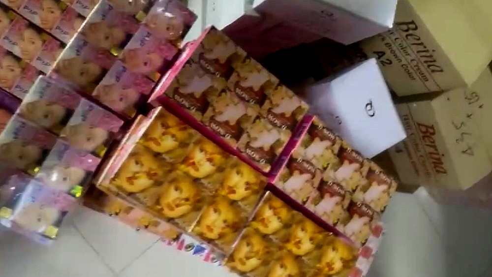 Tổ liên ngành chống buôn lậu An Giang phát hiện số lượng lớn mỹ phẩm nghi nhập lậu