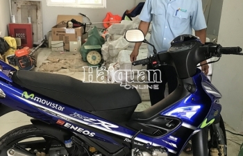 Tịch thu xe mô tô nhập lậu trị giá trên 200 triệu đồng