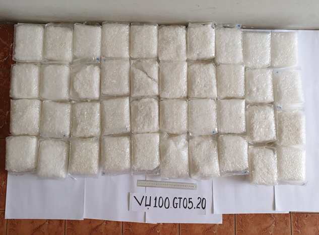 Đề nghị truy tố hai thanh niên từ Bắc vào Nam vận chuyển ma tuý